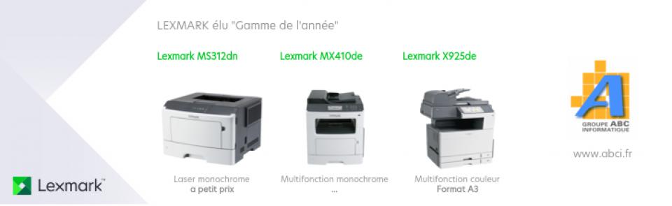 Imprimante laser couleur multifonction de la gamme CX510, Lexmark